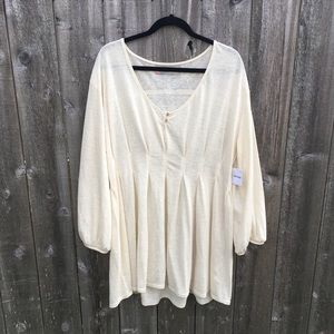 Free People Linen Beach Dress